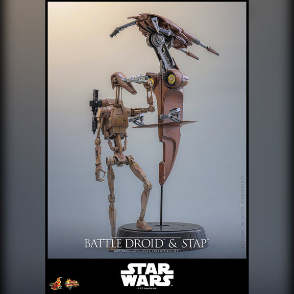 [PRE-ORDER DEPOSIT] Hot Toys - MMS887 Star Wars TPM - Battle Droid and STAP Sixth Scale Figure Set