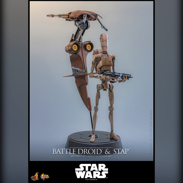 [PRE-ORDER DEPOSIT] Hot Toys - MMS887 Star Wars TPM - Battle Droid and STAP Sixth Scale Figure Set