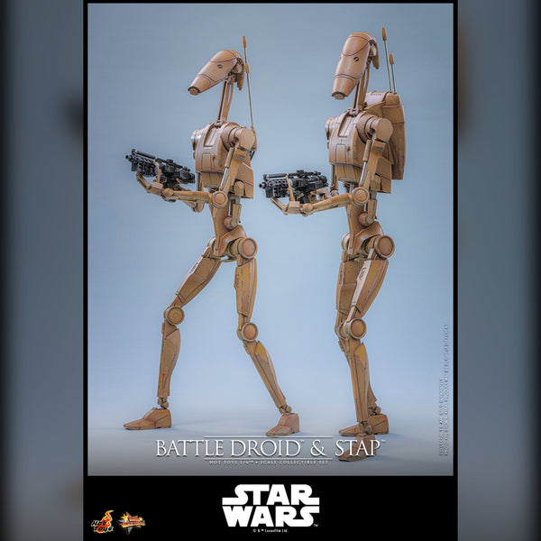 [PRE-ORDER DEPOSIT] Hot Toys - MMS887 Star Wars TPM - Battle Droid and STAP Sixth Scale Figure Set