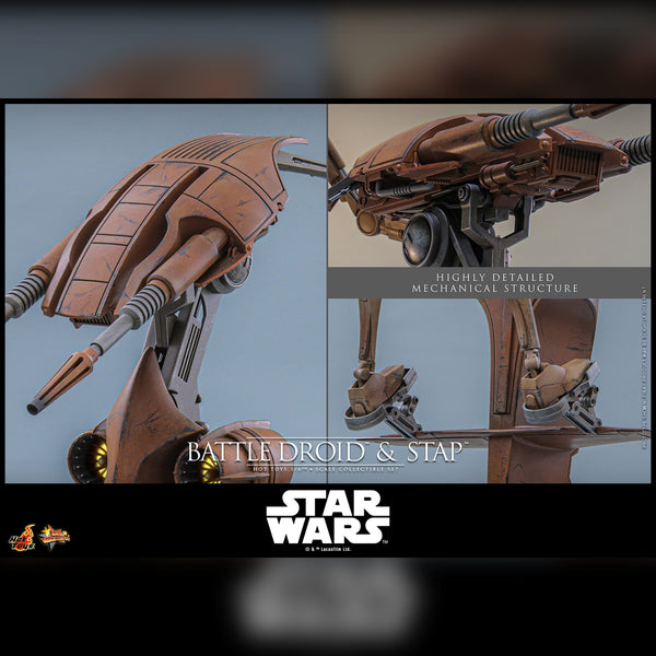 [PRE-ORDER DEPOSIT] Hot Toys - MMS887 Star Wars TPM - Battle Droid and STAP Sixth Scale Figure Set