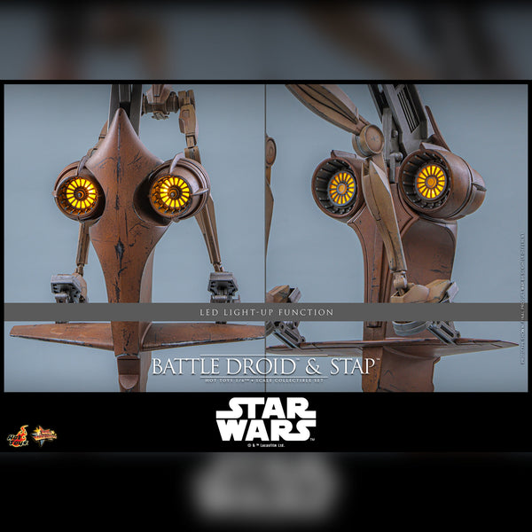 [PRE-ORDER DEPOSIT] Hot Toys - MMS887 Star Wars TPM - Battle Droid and STAP Sixth Scale Figure Set