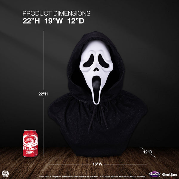 [PRE-ORDER DEPOSIT] PCS Ghost Face Life Size Bust