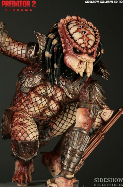 Sideshow Collectibles - Predator Polystone Diorama - Predator 2 Exclusive