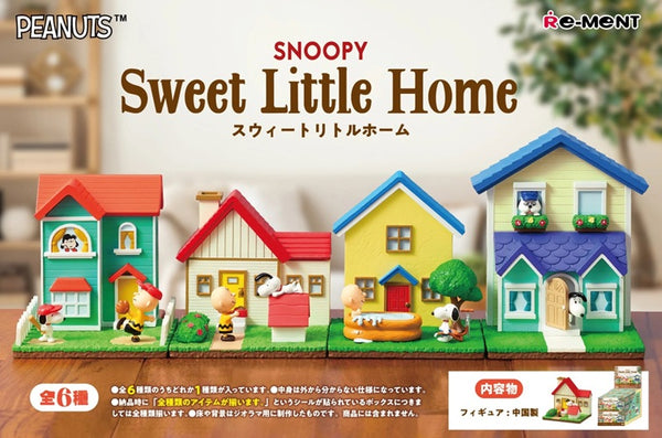 Re-Ment Snoopy Sweet Little Home (Set of 6) - Simply Toys