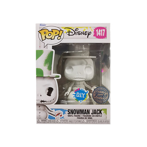 Funko Pop! Disney: The Nightmare Before Christmas #1417 - Snowman Jack (DIY) (White) (International Exclusive)