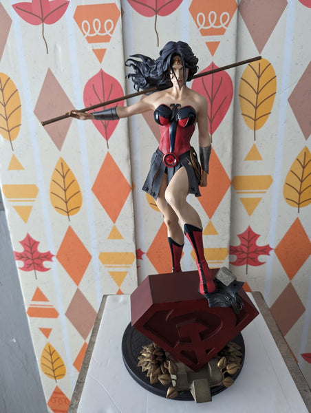 [Ex-Display] Sideshow Collectibles - DC Comics Premium Format Figure - Red Son: Wonder Woman