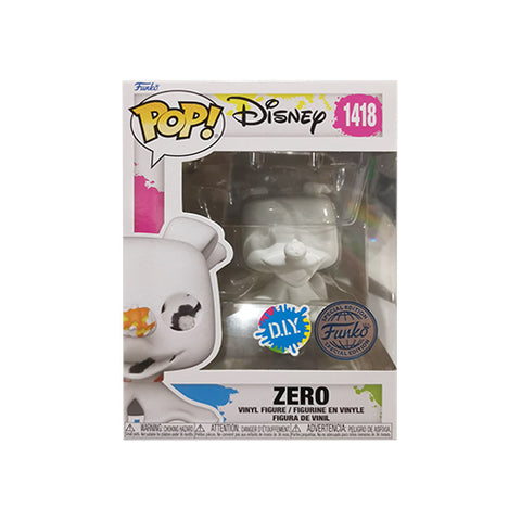 Funko Pop! Disney: The Nightmare Before Christmas #1418 - Zero (DIY) (White) (International Exclusive)