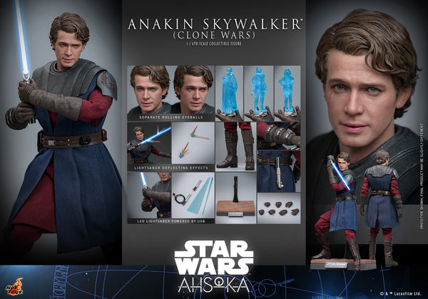 [PRE-ORDER] Hot Toys - TMS129 Star Wars Clone Wars 1/6th Scale Collectible Figure - Anakin Skywalker