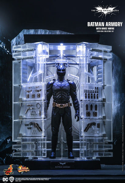 [PRE-ORDER] Hot Toys - MMS702 DC Comics 1/6th Scale Collectible Set - The Dark Knight Rises: Batman Armory with Bruce Wayne