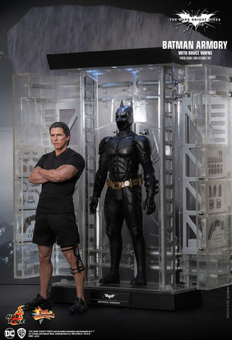 [PRE-ORDER] Hot Toys - MMS702 DC Comics 1/6th Scale Collectible Set - The Dark Knight Rises: Batman Armory with Bruce Wayne