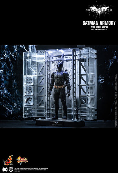 [PRE-ORDER] Hot Toys - MMS702 DC Comics 1/6th Scale Collectible Set - The Dark Knight Rises: Batman Armory with Bruce Wayne