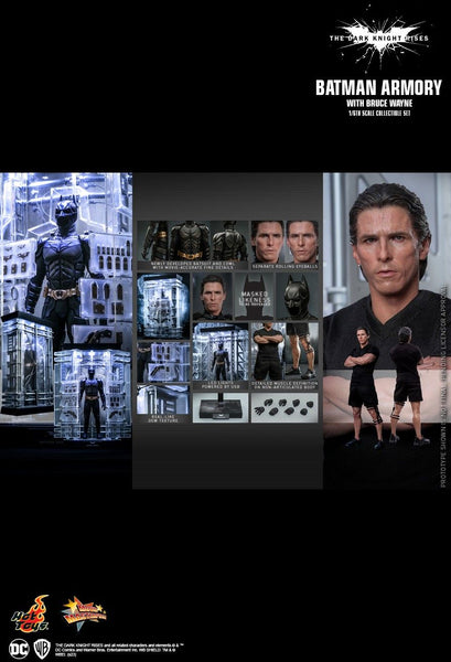 [PRE-ORDER] Hot Toys - MMS702 DC Comics 1/6th Scale Collectible Set - The Dark Knight Rises: Batman Armory with Bruce Wayne