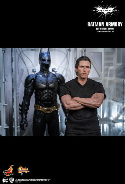 [PRE-ORDER] Hot Toys - MMS702 DC Comics 1/6th Scale Collectible Set - The Dark Knight Rises: Batman Armory with Bruce Wayne