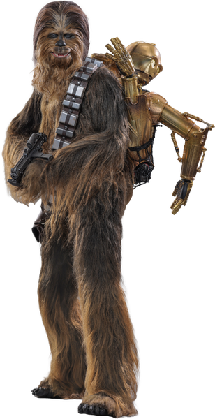 [PRE-ORDER] Hot Toys - MMS766 Star Wars 1/6th Scale Collectible Figure - Chewbacca with Disassembled C-3PO