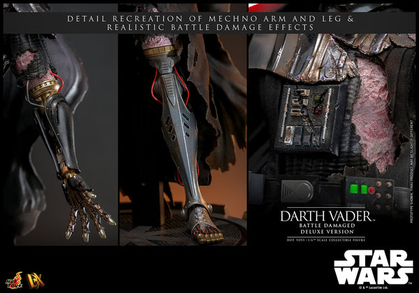 [PRE-ORDER] Hot Toys - DX45 Star Wars 1/6th Scale Collectible Figure - Darth Vader (Battle Damaged) Deluxe