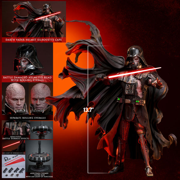 [PRE-ORDER] Hot Toys - DX45 Star Wars 1/6th Scale Collectible Figure - Darth Vader (Battle Damaged) Deluxe