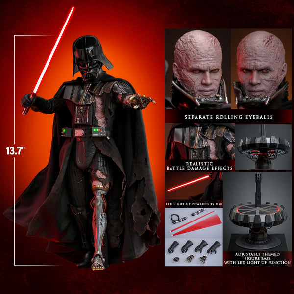 [PRE-ORDER] Hot Toys - DX44 Star Wars 1/6th Scale Collectible Figure - Darth Vader (Battle Damaged)