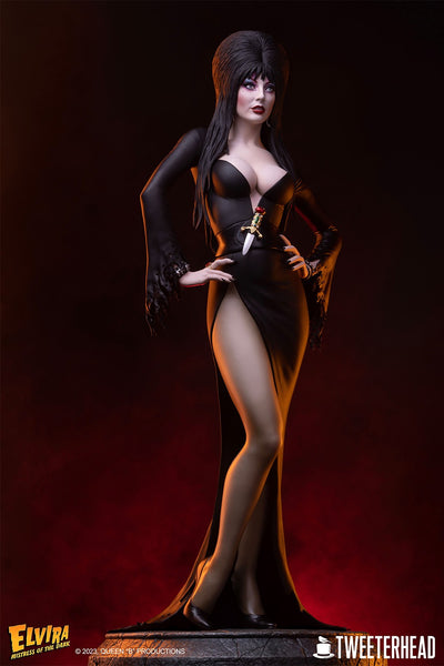 [PRE-ORDER] Tweeterhead / Sideshow Collectibles - Elvira Quarter Scale Maquette - Mistress of the Dark: Elvira