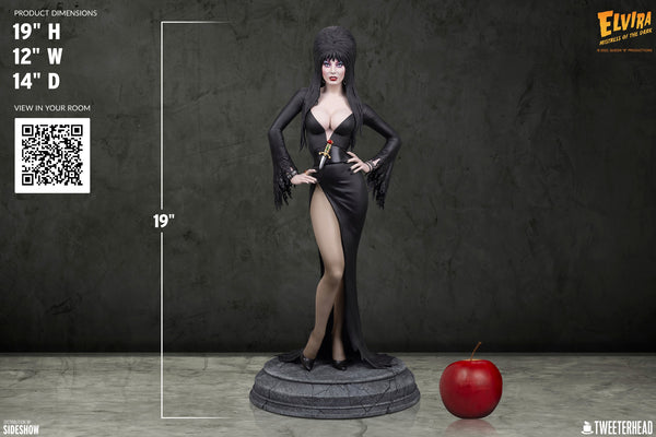 [PRE-ORDER] Tweeterhead / Sideshow Collectibles - Elvira Quarter Scale Maquette - Mistress of the Dark: Elvira