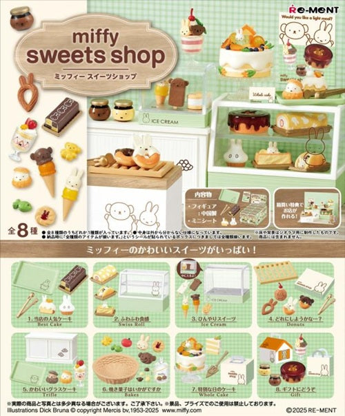 Re-ment Miffy Sweets Shop (Set of 8)