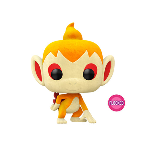 Funko Pop! Games - Pokemon  #963 - Chimchar (Flocked) (International Exclusive)