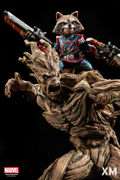 XM Studios - Marvel Statue - 1/4 scale Rocket and Groot