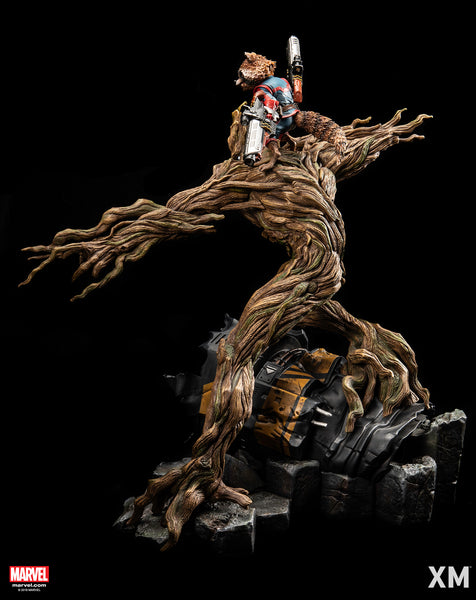 XM Studios - Marvel Statue - 1/4 scale Rocket and Groot