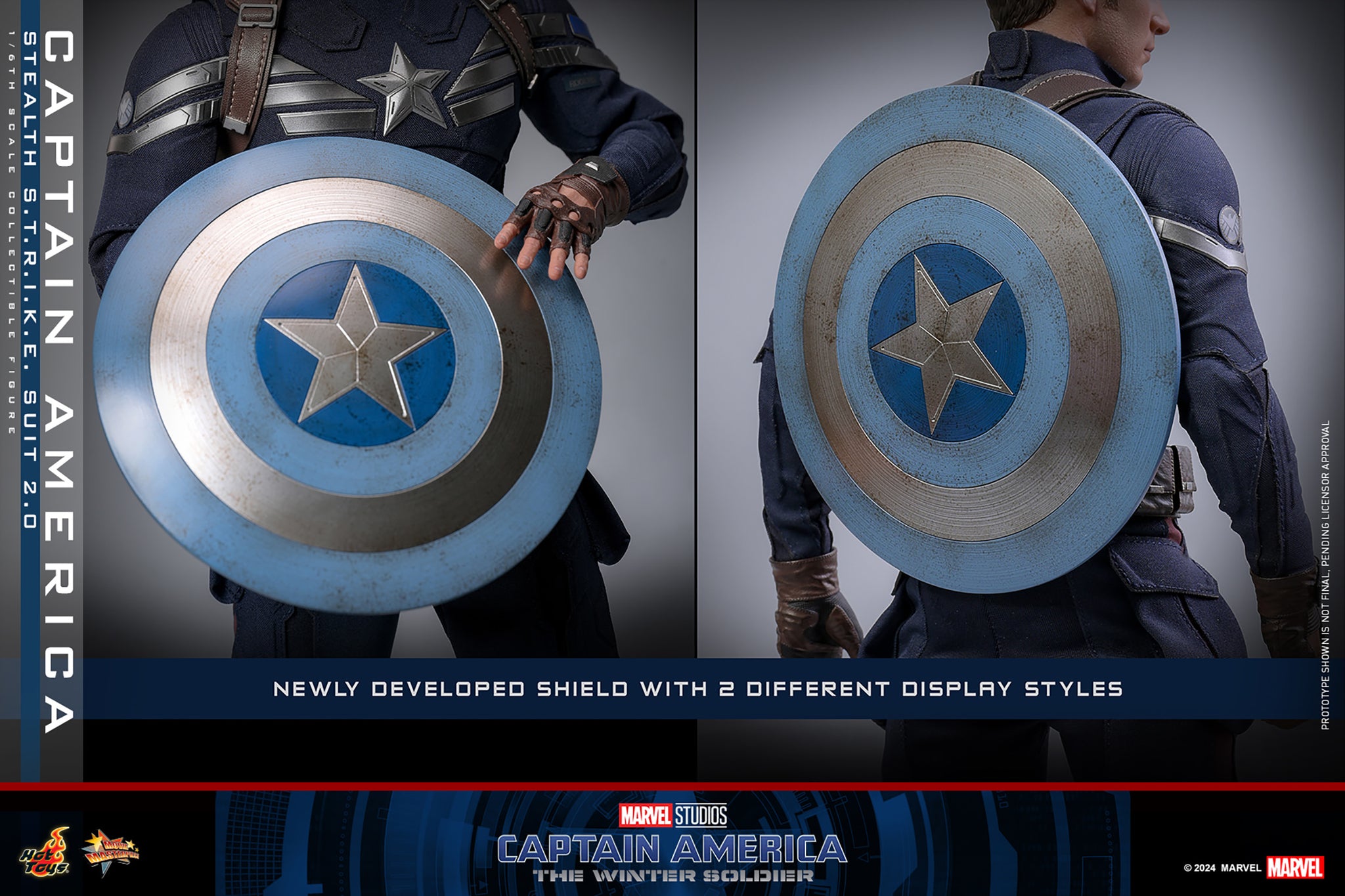 Hot Toys - MMS783 CA:TWS 1/6th Scale Collectible Figure - Captain