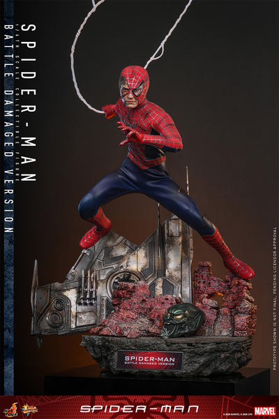 [PRE-ORDER DEPOSIT] Hot Toys - MMS859 Spider-Man - Spider-Man (Battle Damaged Version) Sixth Scale Figure