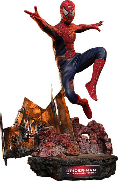 [PRE-ORDER DEPOSIT] Hot Toys - MMS859 Spider-Man - Spider-Man (Battle Damaged Version) Sixth Scale Figure