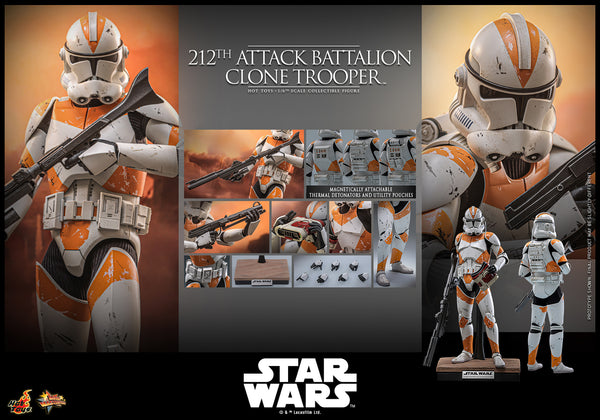 [PRE-ORDER DEPOSIT] Hot Toys - MMS851/MMS852 SW RotS 212th Attack Battalion Clone Trooper Figure