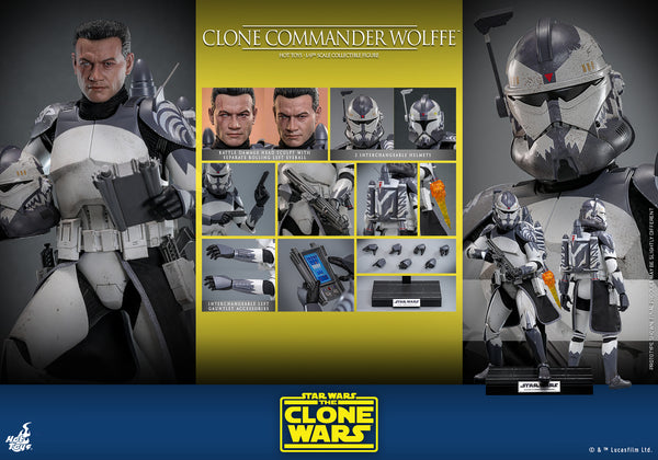 Hot Toys - TMS141 Star Wars 1/6th Scale Collectible Figure - Clone Commander Wolffe