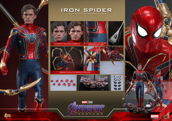 [PRE-ORDER] Hot Toys - MMS761 Marvel 1/6th Scale Collectible Figure - Iron Spider