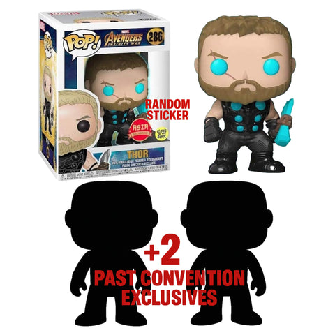 Funko Pop! Asia Thor Bundle with 2 Convention (shared) Exclusives