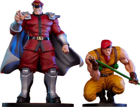[PRE-ORDER] PCS / Sideshow Collectibles - Street Fighter 1:10 Scale Collectible Set - Street Jam: M. Bison & Rolento