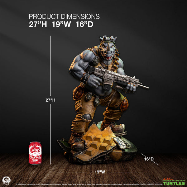 [PRE-ORDER DEPOSIT] PCS TMNT Rocksteady 1:3 Scale Statue