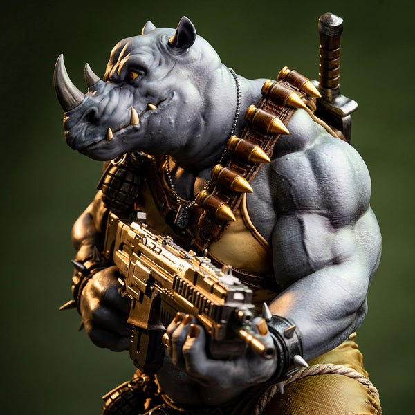[PRE-ORDER DEPOSIT] PCS TMNT Rocksteady 1:3 Scale Statue