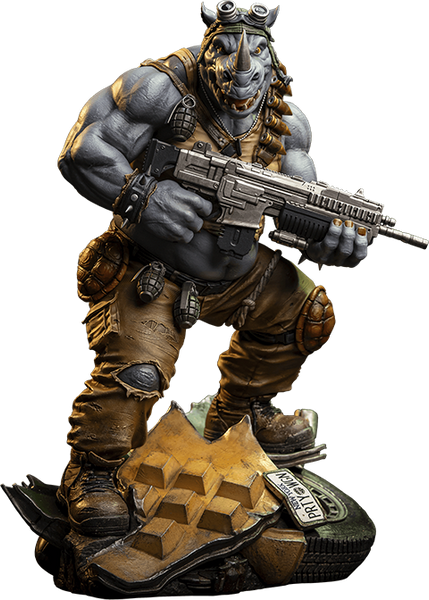 [PRE-ORDER DEPOSIT] PCS TMNT Rocksteady 1:3 Scale Statue