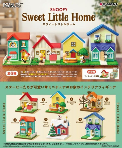 Re-Ment Snoopy Sweet Little Home (Set of 6) - Simply Toys
