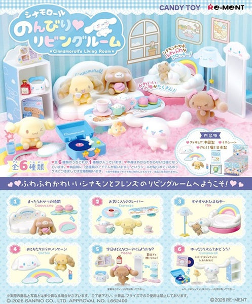 Re-Ment Cinnamoroll Living Room (Set of 6) - Simply Toys