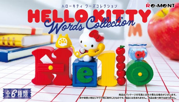 Re-ment Hello Kitty Words Collection (Set of 6) - Simply Toys