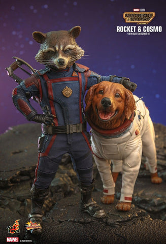 [PRE-ORDER] Hot Toys - MMS708 Marvel 1/6th Scale Collectible Figure Set - Guardians of the Galaxy Vol. 3: Rocket and Cosmo