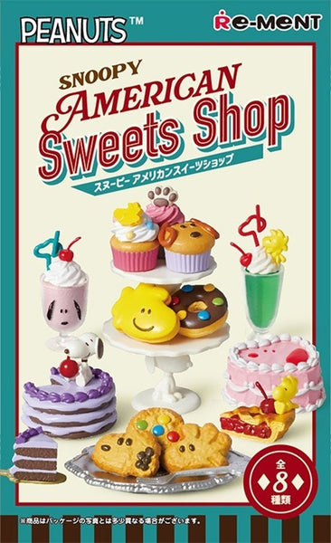Re-Ment Snoopy American Sweets Shop (Set of 8)