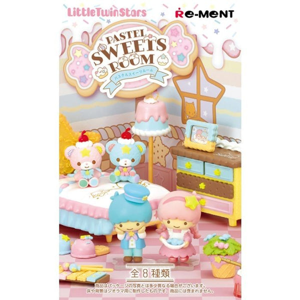 Re-Ment Little Twin Star Pastel Sweets Room (Set of 8) - Simply Toys