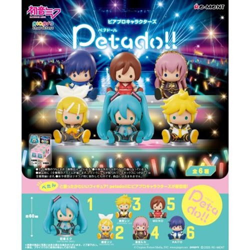 Re-ment Hatsune Miku Petadoll (Set of 6) - Simply Toys