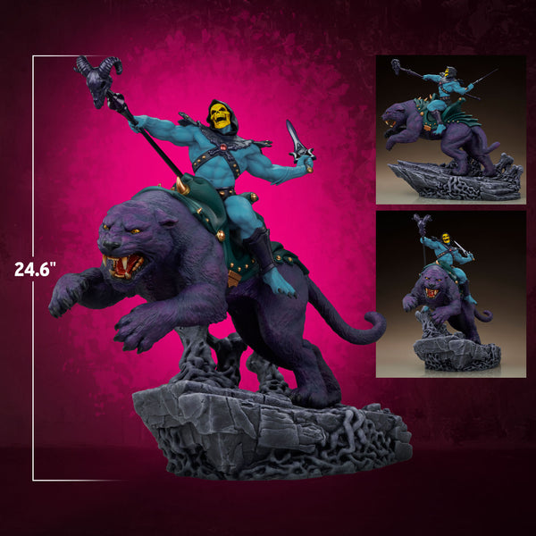 [PRE-ORDER] Tweeterhead / Sideshow Collectibles - Masters of the Universe Sixth Scale Maquette - Skeletor & Panthor Classic Deluxe