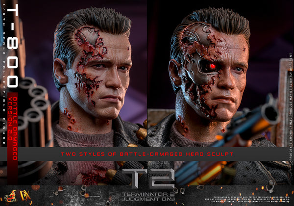 [PRE-ORDER] Hot Toys - DX46 Terminator 1/6th Scale Collectible Figure - T-800 Battle Damaged 2.0