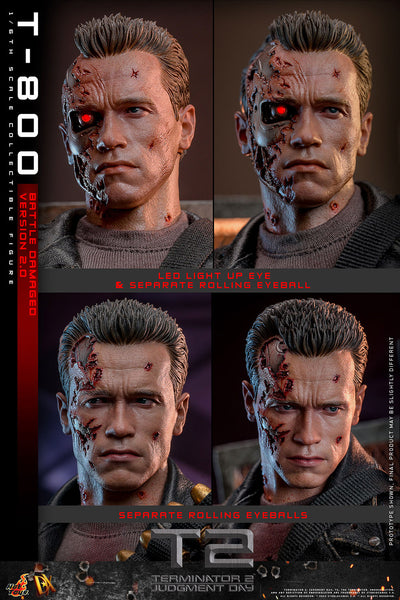 [PRE-ORDER] Hot Toys - DX46 Terminator 1/6th Scale Collectible Figure - T-800 Battle Damaged 2.0