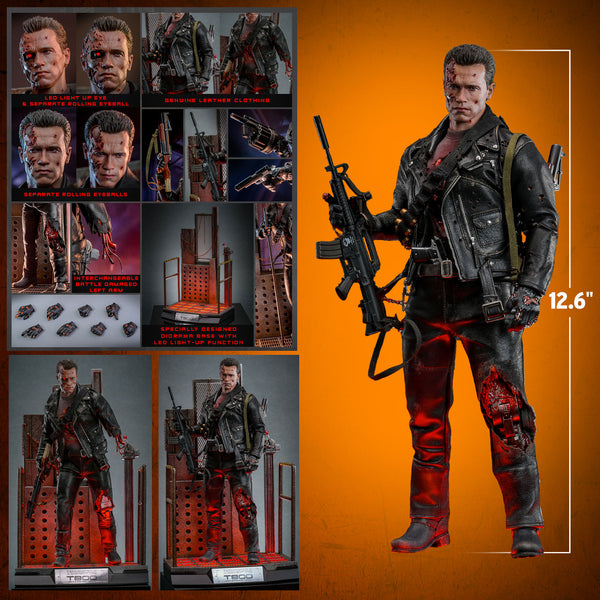 [PRE-ORDER] Hot Toys - DX46 Terminator 1/6th Scale Collectible Figure - T-800 Battle Damaged 2.0