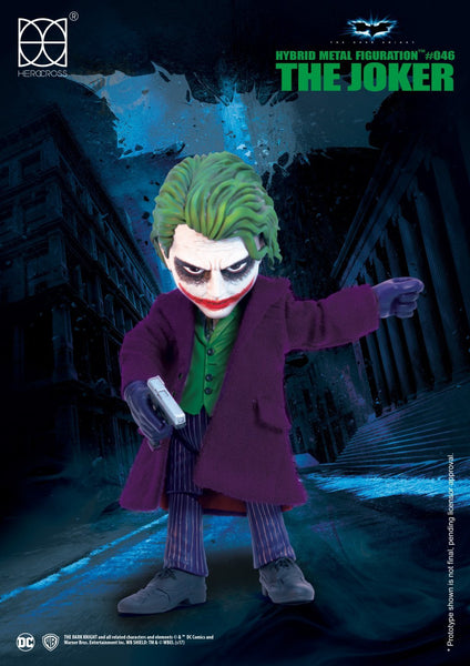 HeroCross Hybrid Metal Figuration DC #046 - The Dark Knight: Joker - Simply Toys